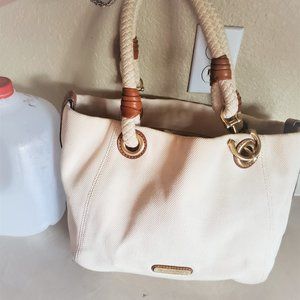 Michael Kors Cotton Handbag Tote Purse c